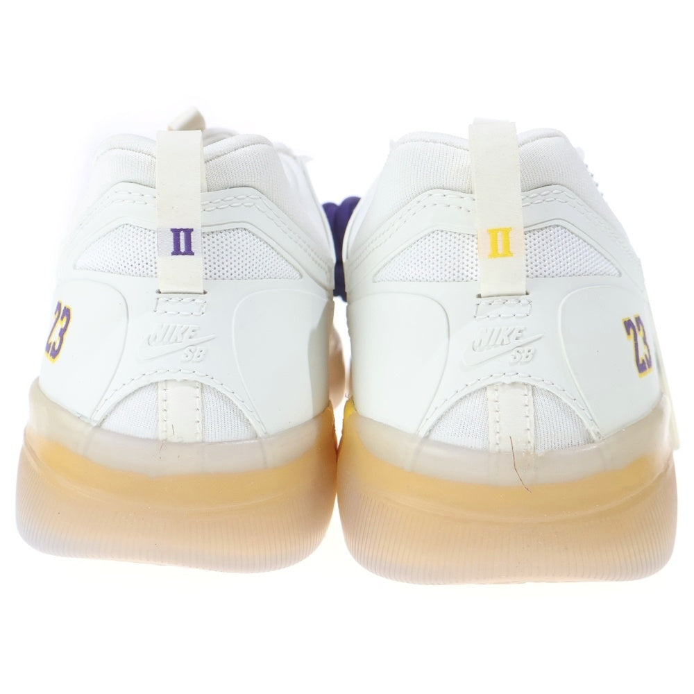 NIKE SB(ナイキエスビー) ×NBA NYJAH FREE 2 LAKERS DA3439-100 ナイジャ フリー 2 レイカーズ ローカットスニーカー US11/29.0cm ホワイト