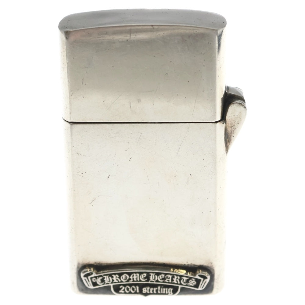 CHROME HEARTS(クロムハーツ) ZIPPO LIGHTERZ-V1 V1スモール CHクロス ナロージッポライター シルバー