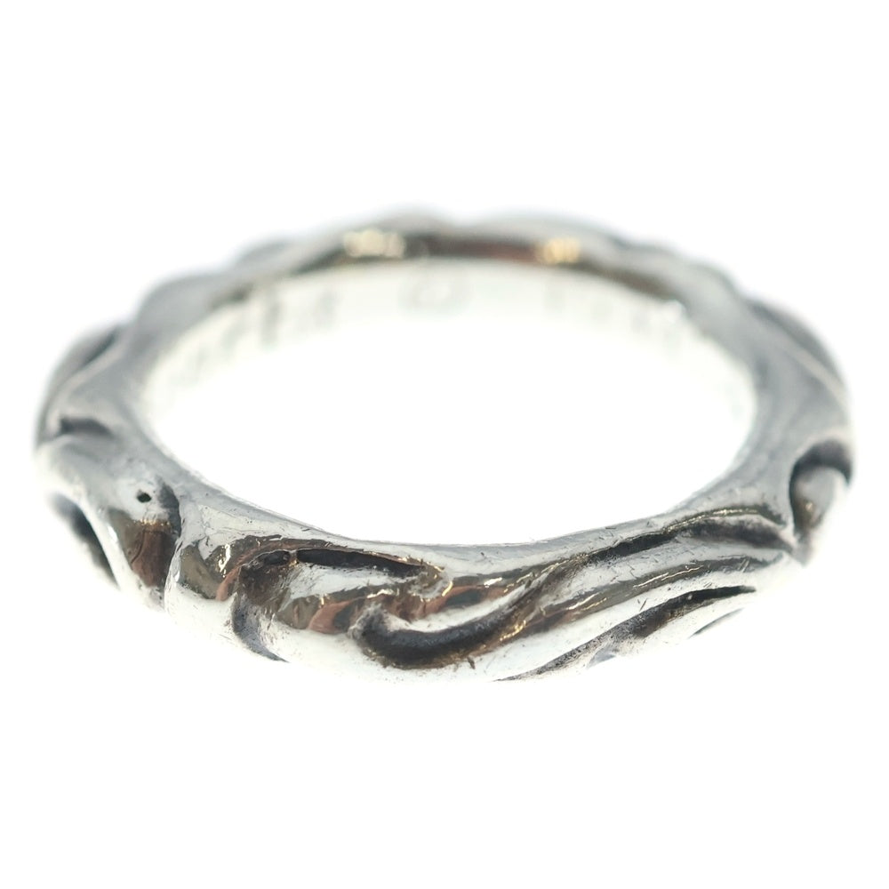 CHROME HEARTS(クロムハーツ) SCRL BAND スクロールバンド リング シルバー BCA351