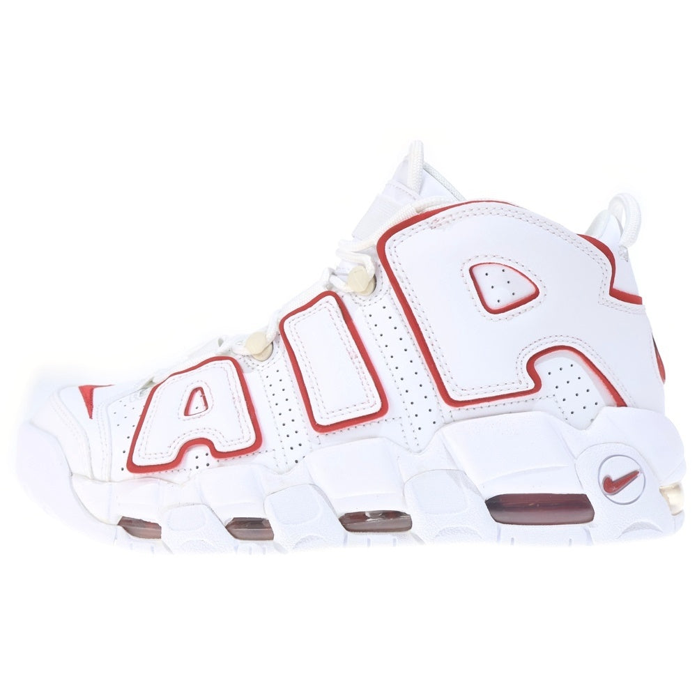NIKE(ナイキ) 【2021年製】AIR MORE UPTEMPO 96 921948-102 エアモアアップテンポ ハイカットスニーカー US8/26.0cm ホワイト/レッド