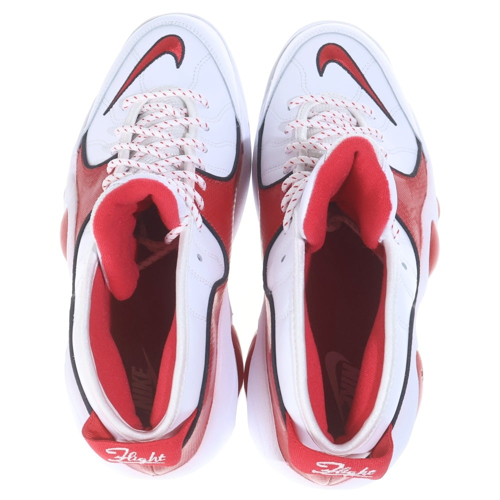 NIKE(ナイキ) AIR ZOOM FLIGHT 95 TRUE RED DX1165-100 エアズームフライト95 トゥルーレッド ハイカットスニーカー US9.5/27.5cm ホワイト/レッド