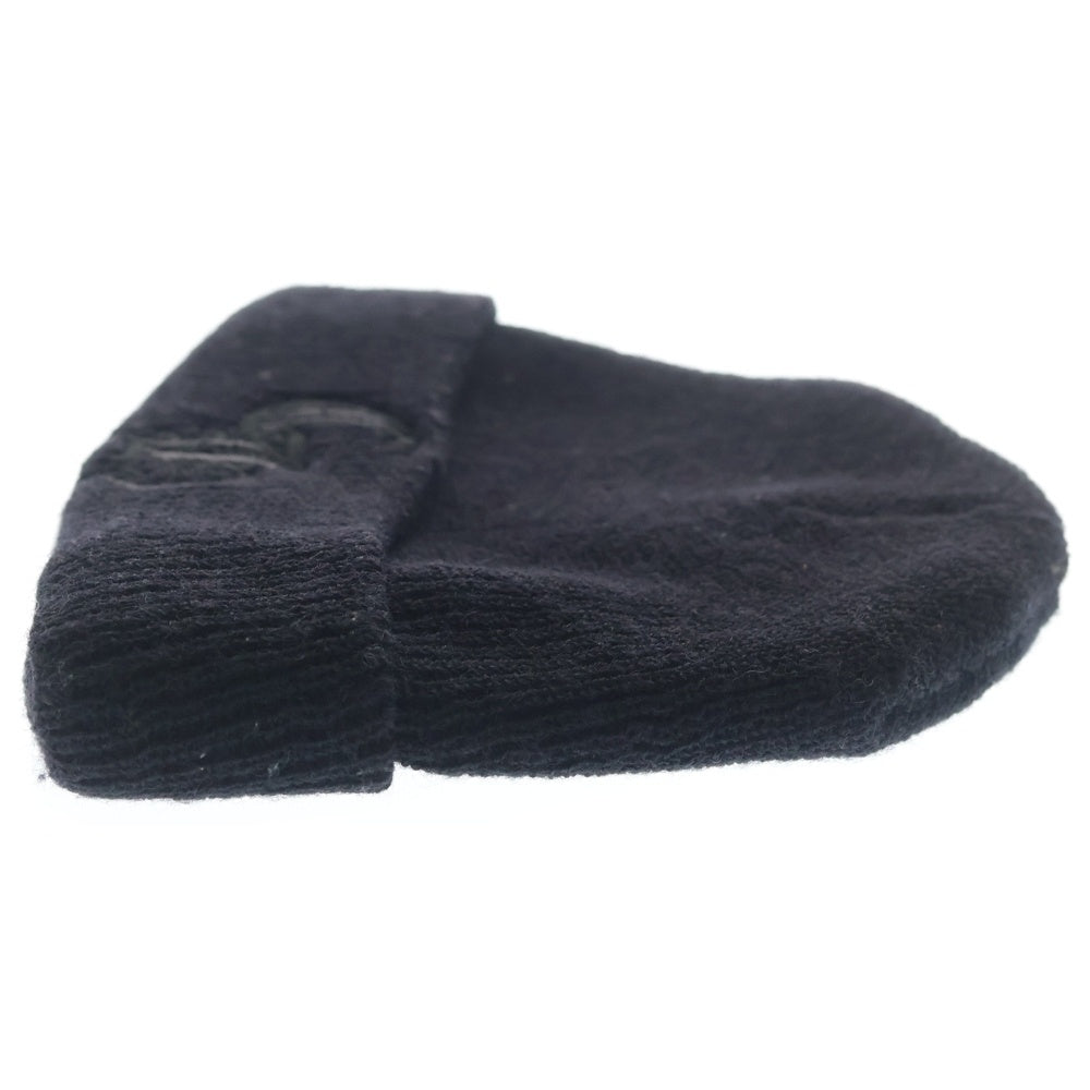 CHROME HEARTS(クロムハーツ) CH Logo Embroidery Beanie CHロゴ刺繍ビーニー ニット帽 ブラック
