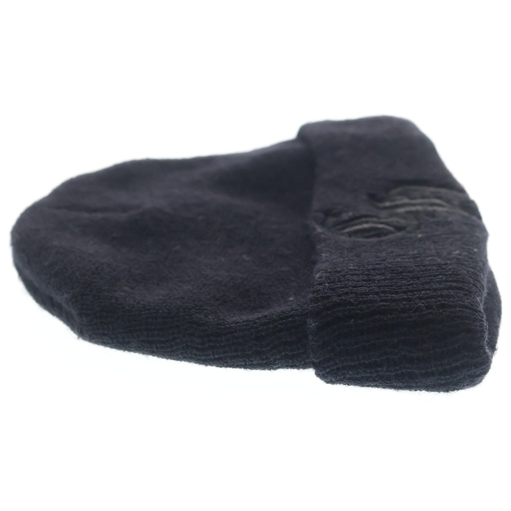 CHROME HEARTS(クロムハーツ) CH Logo Embroidery Beanie CHロゴ刺繍ビーニー ニット帽 ブラック