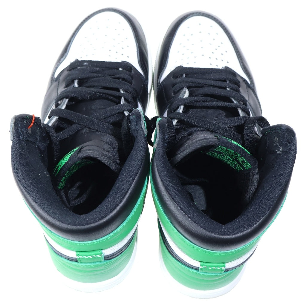 NIKE(ナイキ) AIR JORDAN 1 RETRO HIGH OG CELTICS DZ5485-031 エアジョーダン 1 セルティック ローカットスニーカー US7/25.0cm ブラック/ホワイト/グリーン