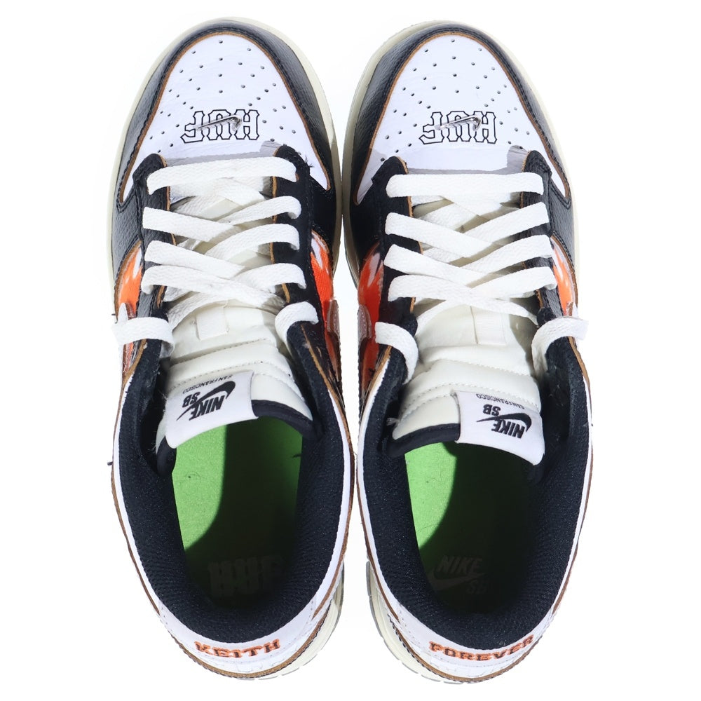 NIKE SB(ナイキエスビー) ×HUF DUNK LOW OG QS SAN FRANCISCO FD8775-001 ハフ ダンク サンフランシスコ ローカットスニーカー US7/25.0cm ブラック/ホワイト/オレンジ