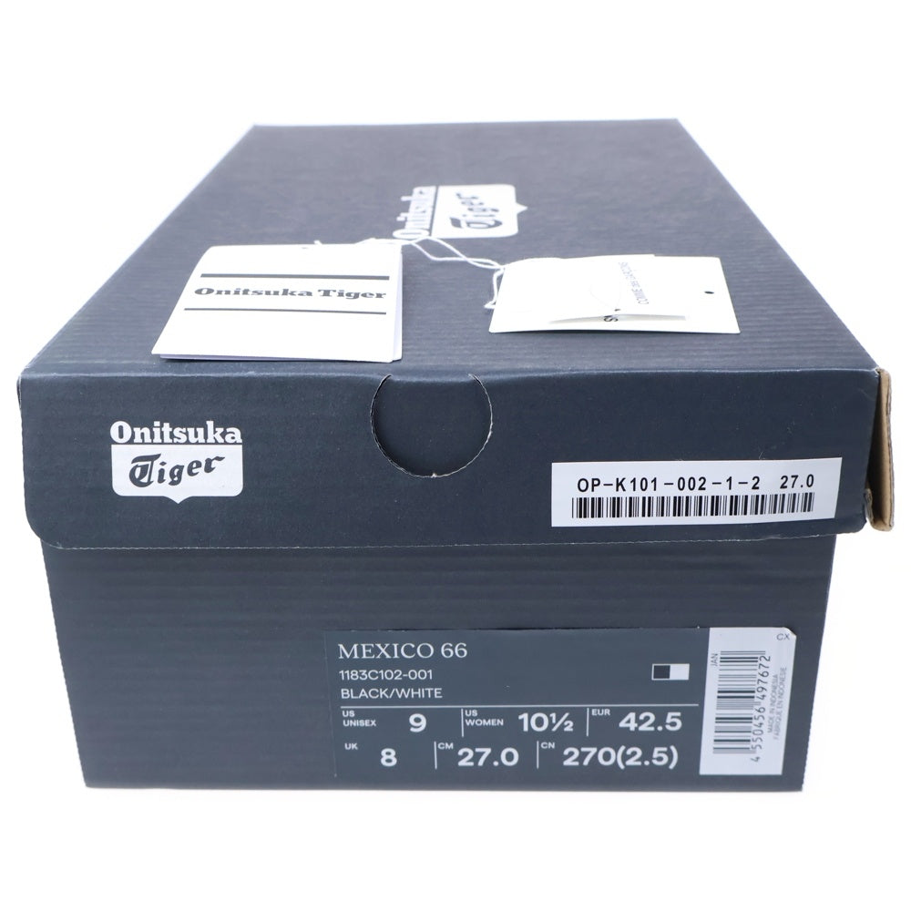 Onitsuka Tiger(オニツカタイガー) ×COMME des GARCONS MEXICO66 1183C102-001 ×コムデギャルソン ローカットスニーカー ブラック US9/27.0cm