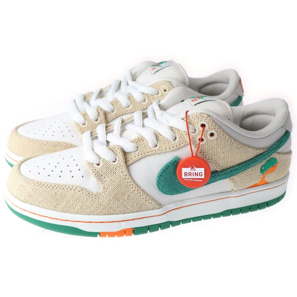 NIKE SB(ナイキエスビー) ×Jarritos DUNK LOW PHANTOM AND MALACHITE FD0860-001 ハリトス ダンク ローカットスニーカー US9/27.0cm ベージュ/グリーン