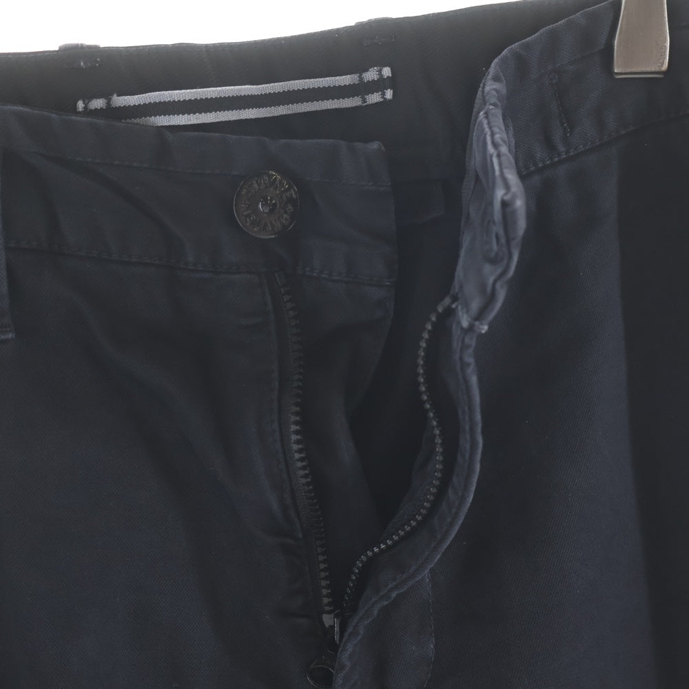 STONE ISLAND(ストーンアイランド) OLD EFFECT 7715303L1 オールドエフェクト サイドポケット カーゴパンツ ブラック