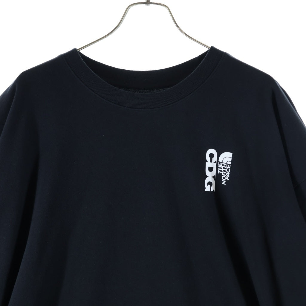 THE NORTH FACE(ザノースフェイス) x COMME des GARCONS CDG Short Sleeve Tee コムデギャルソン 半袖Tシャツ コットン NT02604CD ブラック
