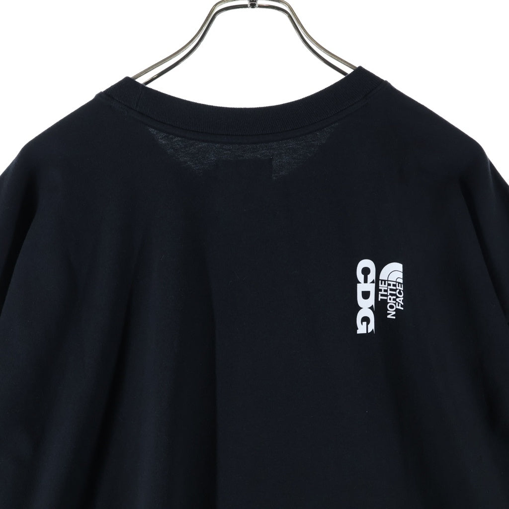 THE NORTH FACE(ザノースフェイス) x COMME des GARCONS CDG Short Sleeve Tee コムデギャルソン 半袖Tシャツ コットン NT02604CD ブラック