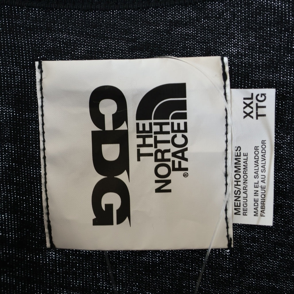 THE NORTH FACE(ザノースフェイス) x COMME des GARCONS CDG Short Sleeve Tee コムデギャルソン 半袖Tシャツ コットン NT02604CD ブラック