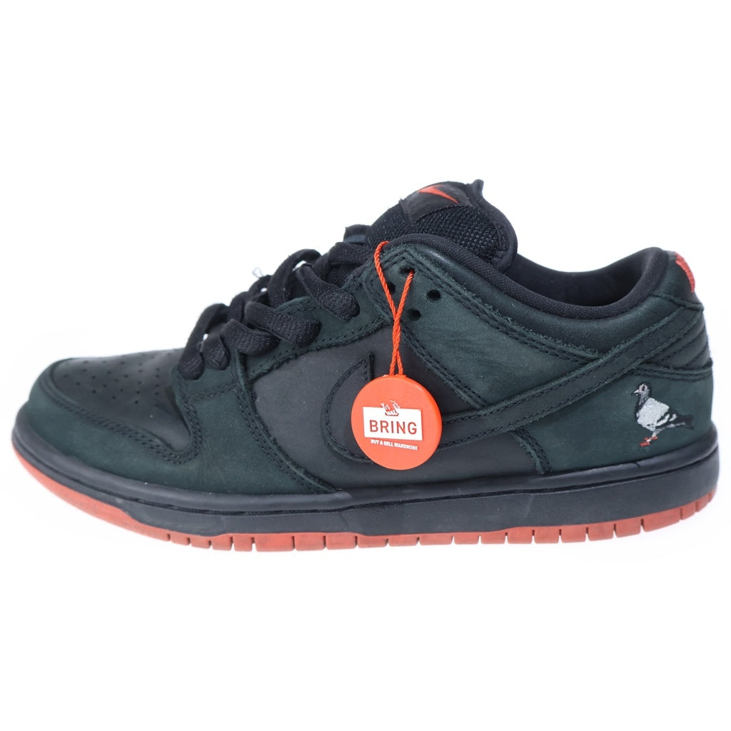 NIKE SB(ナイキエスビー) ×STAPLE DUNK LOW TRD QS BLACK PIGEON 883232-008 ステイプル ダンクロウ ブラックピジョン ローカットスニーカー US5.5/24.0cm ブラック レディース