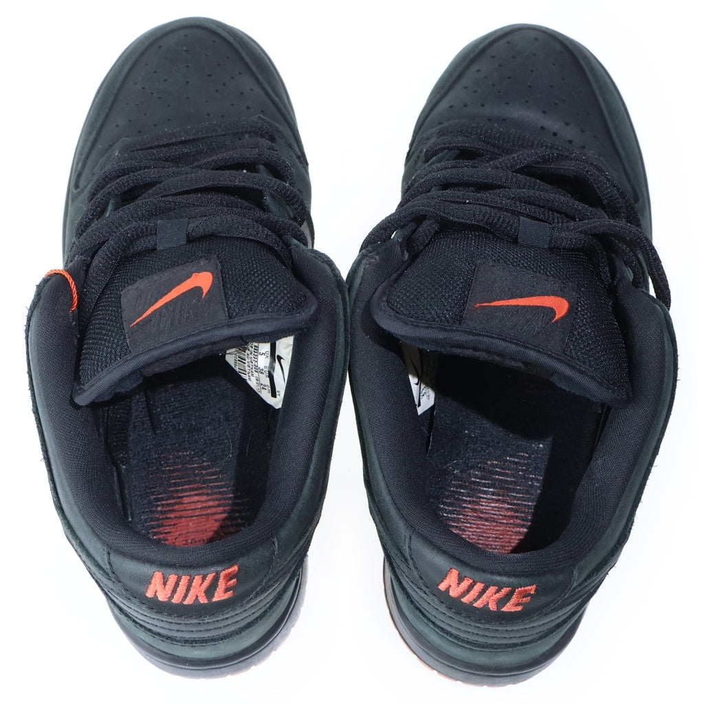 NIKE SB(ナイキエスビー) ×STAPLE DUNK LOW TRD QS BLACK PIGEON 883232-008 ステイプル ダンクロウ ブラックピジョン ローカットスニーカー US5.5/24.0cm ブラック レディース