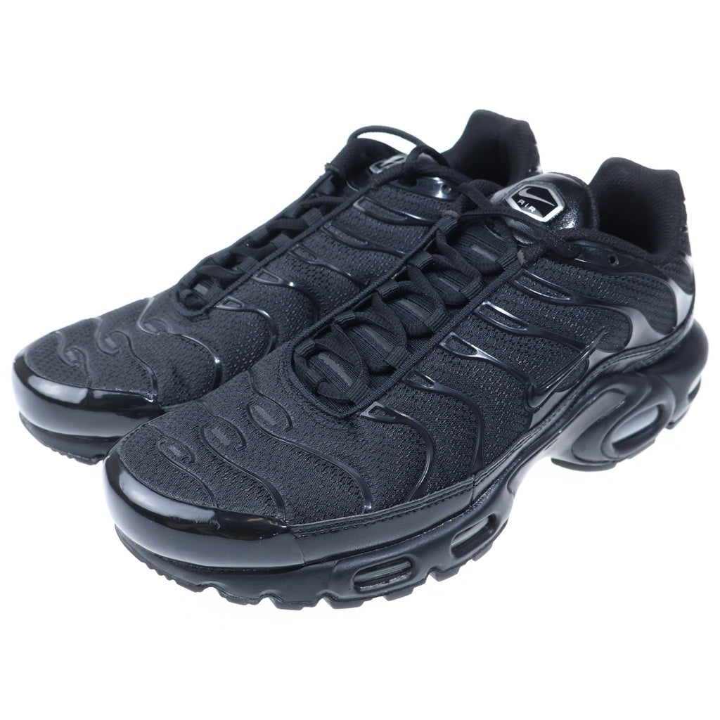 NIKE(ナイキ) 【2024年製】AIR MAX PLUS TRIPLE BLACK 604133-050 エアマックスプラス トリプルブラック ローカットスニーカー US8.5/26.5cm ブラック
