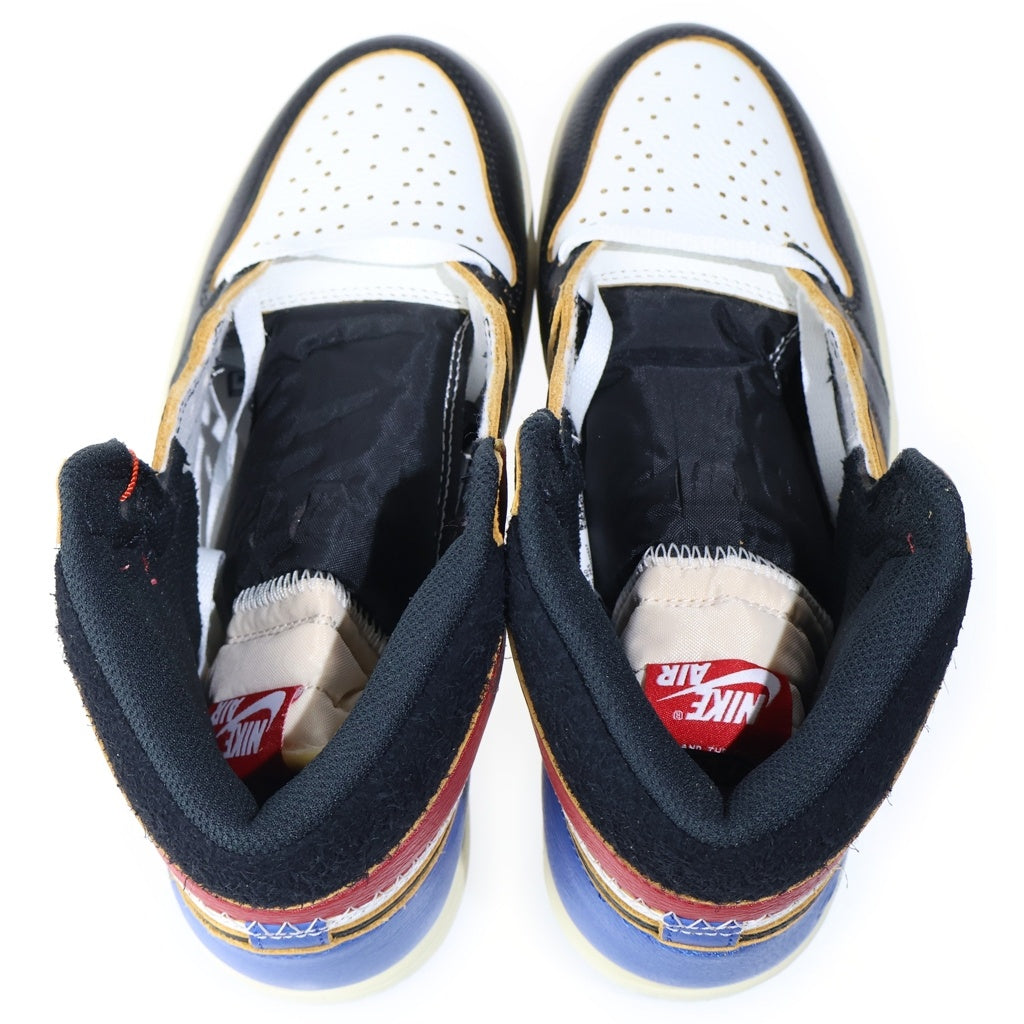 NIKE(ナイキ) ×FRAGMENT DESIGN×UNION AIR JORDAN 1 RETRO HIGH OG SP IO7847-002 フラグメント ユニオン エアジョーダン1 レトロ ハイカットスニーカー US8.5/26.5cm