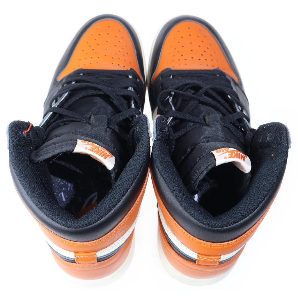 NIKE(ナイキ) AIR JORDAN 1 RETRO HIGH OG SHATTERED BACKBOARD DZ5485-008 エアジョーダン1 シャッタード バックボード ハイカットスニーカー US10.5/28.5cm