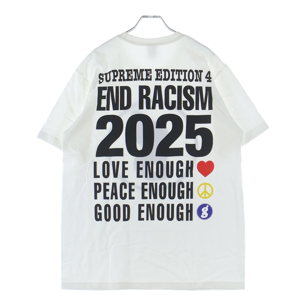SUPREME(シュプリーム) x GOODENOUGH End Racism Tee グッドイナフ エンド レイシズム 半袖Tシャツ ホワイト