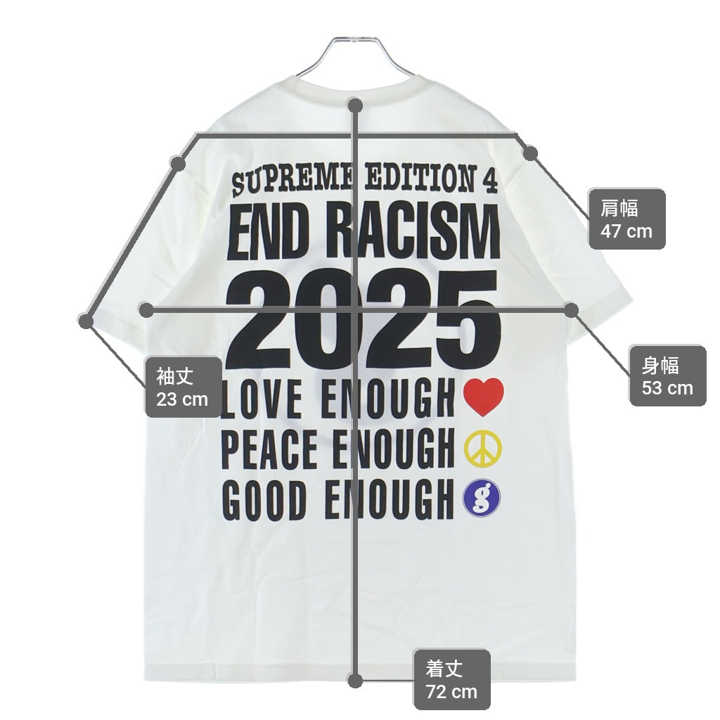 SUPREME(シュプリーム) x GOODENOUGH End Racism Tee グッドイナフ