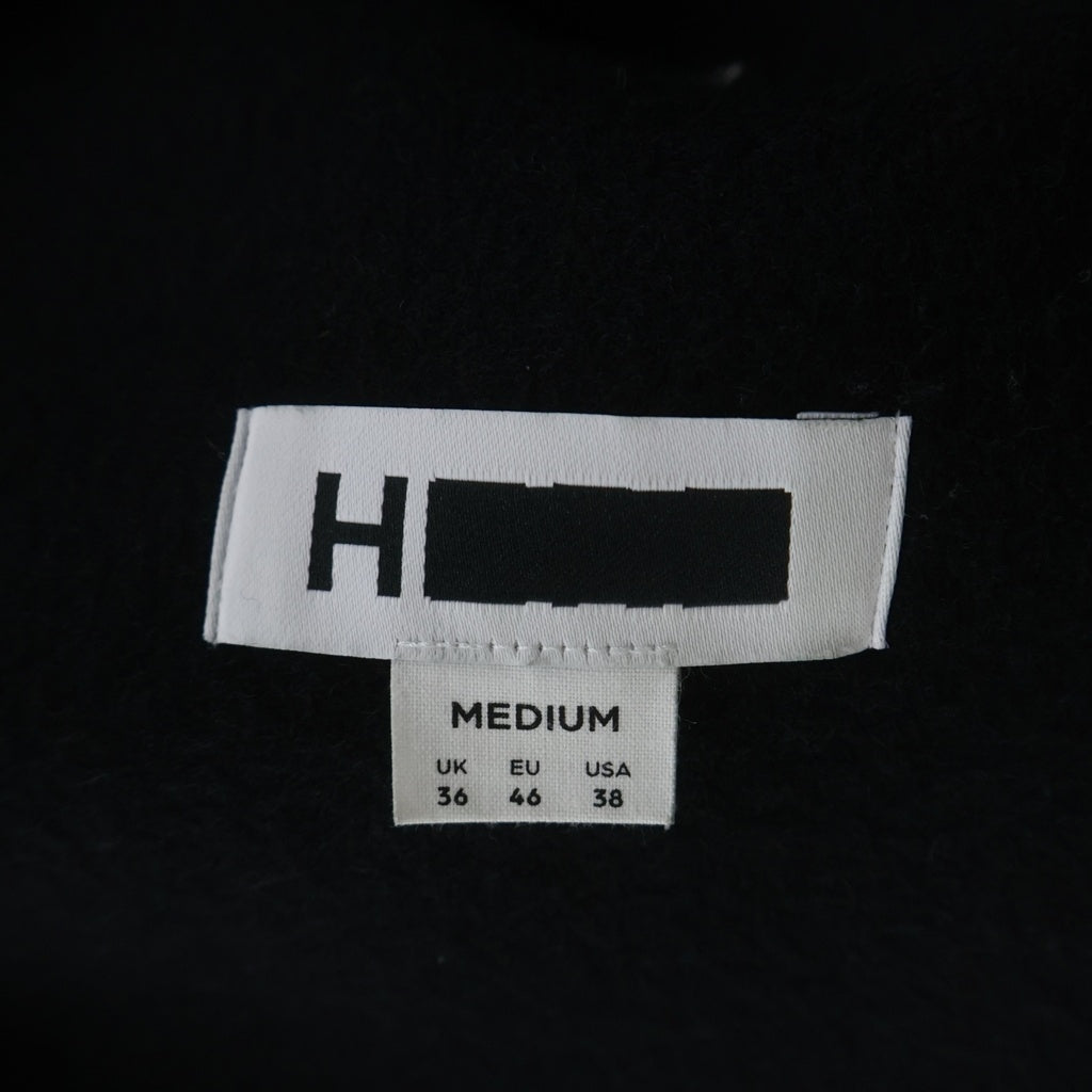 H BEAUTY&YOUTH(エイチ ビューティーアンドユース) ウールカシミヤ メルトン カバーオール 1225-1-040000 ブラック