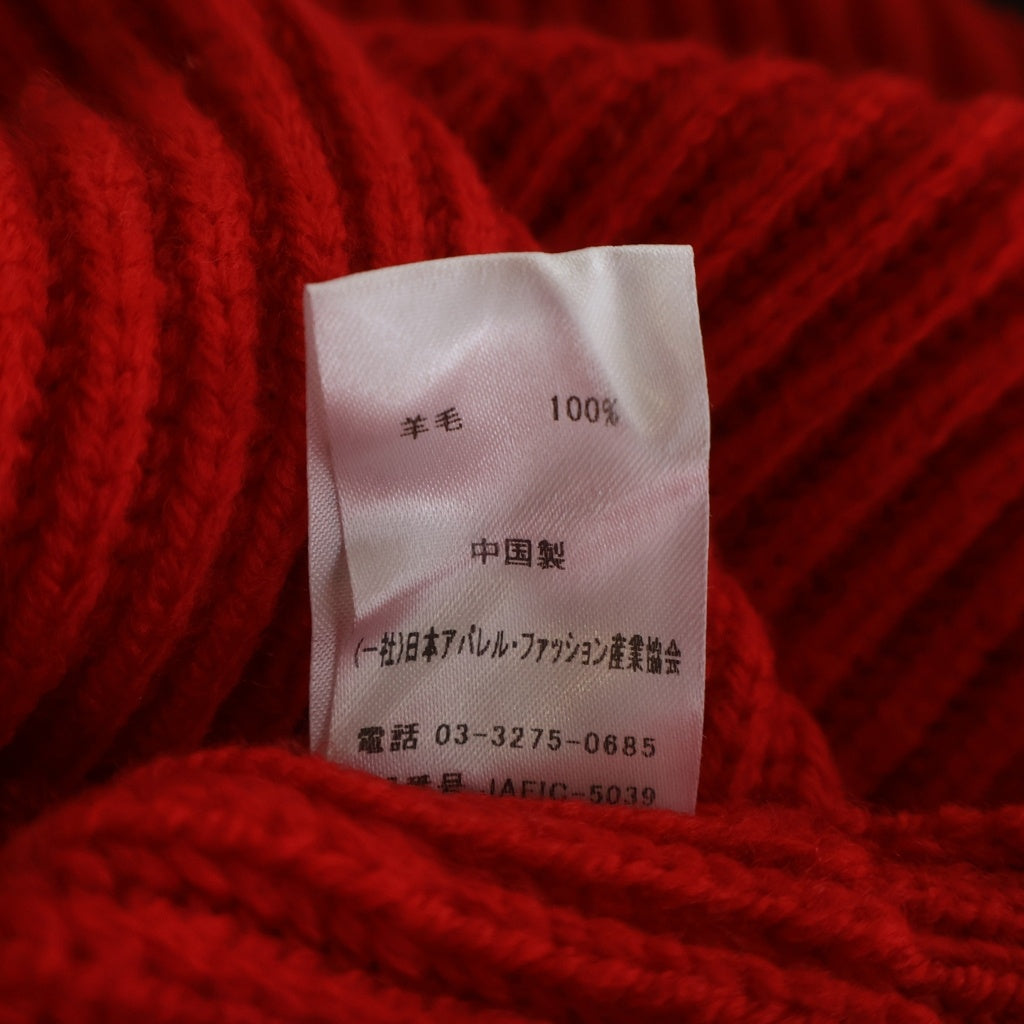 NO BRAND(ノーブランド) OWNESS(オウネス)knit sweater ニット セーター OW25FW-06 レッド