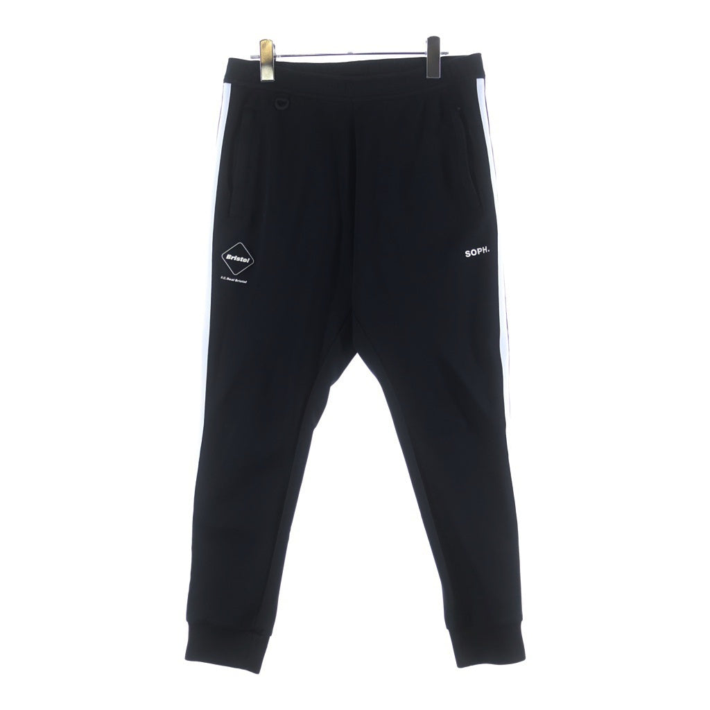 F.C.R.B./F.C.Real Bristol/FCRB(エフシーアールビー/エフシーレアルブリストル) TRAINING TRACK RIBBED PANTS トレーニング トラック リブド パンツ ブラック FCRB-250063