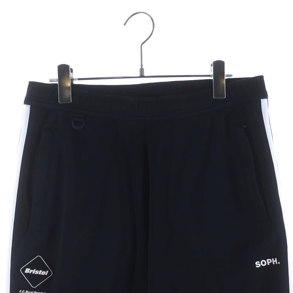 F.C.R.B./F.C.Real Bristol/FCRB(エフシーアールビー/エフシーレアルブリストル) TRAINING TRACK RIBBED PANTS トレーニング トラック リブド パンツ ブラック FCRB-250063