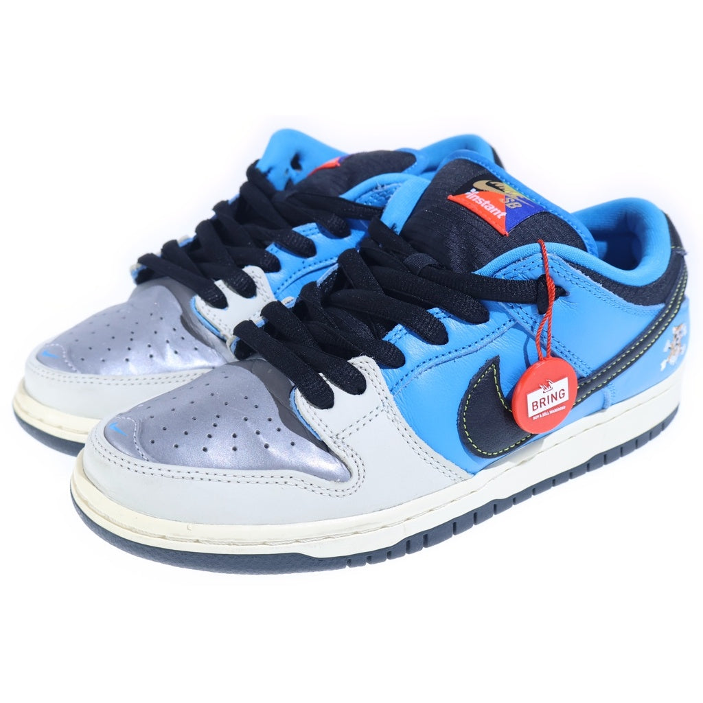 NIKE SB(ナイキエスビー) INSTANT SKATEBOARDS DUNK LOW CZ5128-400 インスタントスケートボード ダンク ローカットスニーカー US8/26.0cm ブルー/シルバー