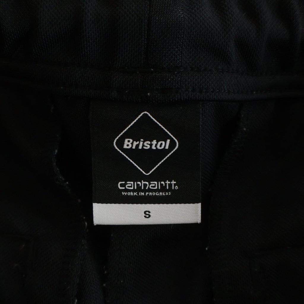 F.C.R.B./F.C.Real Bristol/FCRB(エフシーアールビー/エフシーレアルブリストル) ×CARHARTT WIP TRACK PANTS FCRB-260126 サイドライン トラックパンツ ブラック