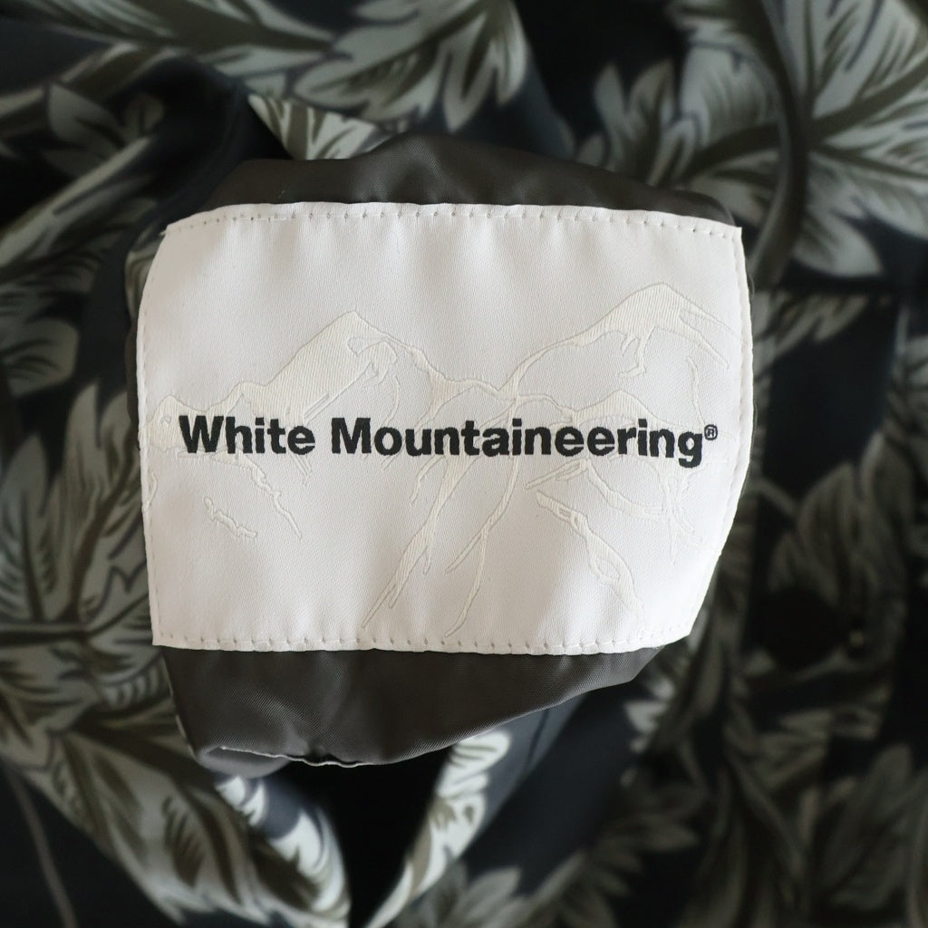 White Mountaineering(ホワイトマウンテニアリング) BOTANICAL PATTERN REVERSIBLE BLOUSON リバーシブル ブルゾン ジャケット WM2671219 ブラック/総柄