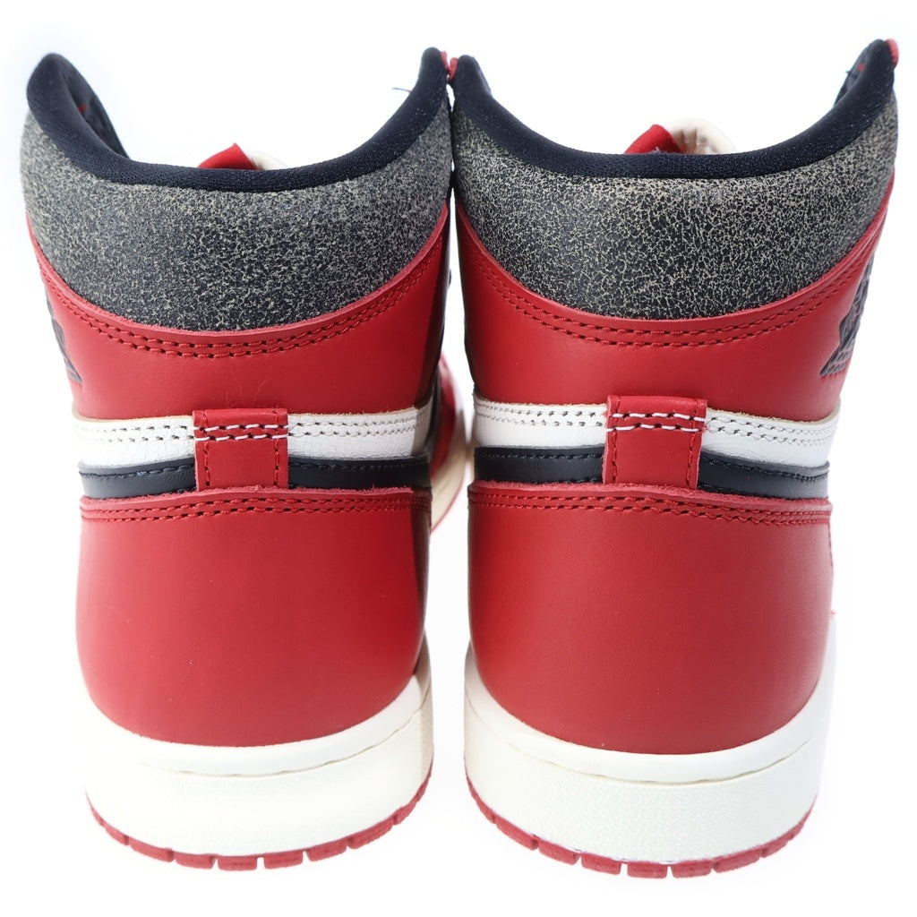 NIKE(ナイキ) AIR JORDAN 1 HIGH OG DZ5485-612 エアジョーダン1 ロスト&ファウンド シカゴ ハイカットスニーカー US9/27.0cm ホワイト/レッド