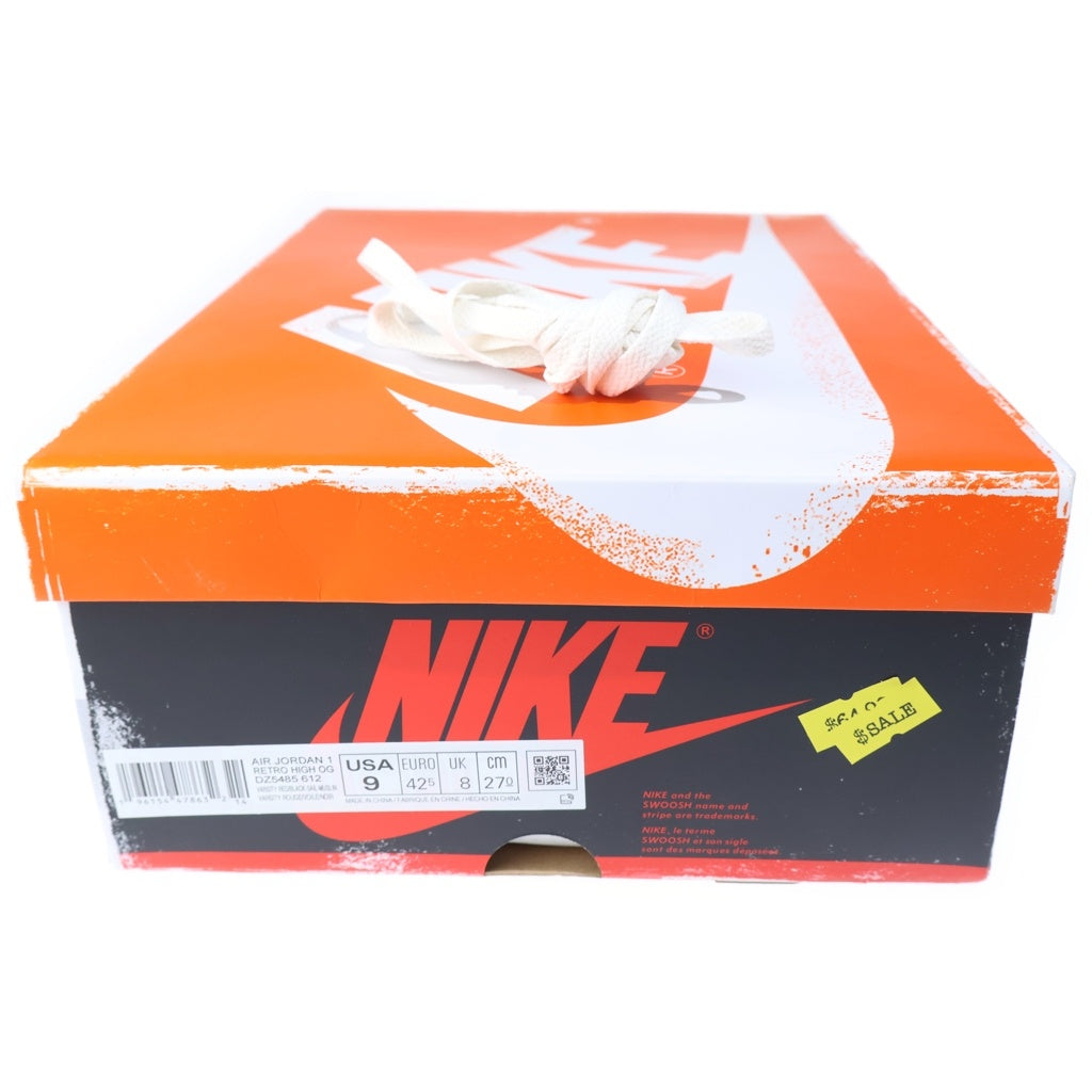 NIKE(ナイキ) AIR JORDAN 1 HIGH OG DZ5485-612 エアジョーダン1 ロスト&ファウンド シカゴ ハイカットスニーカー US9/27.0cm ホワイト/レッド