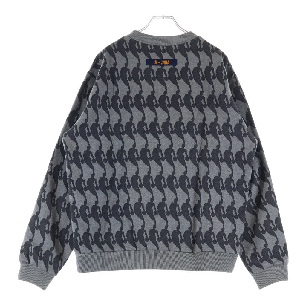 LOUIS VUITTON(ルイヴィトン) 21SS NBA プレイヤー ジャカード スウェットシャツ RM211M ZNH HKY02W グレー