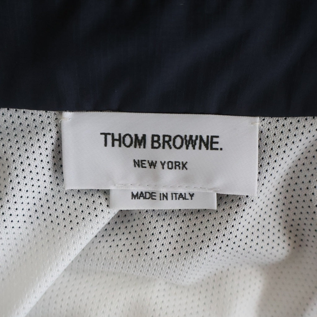 THOM BROWNE(トムブラウン) 4BAR ミラノステッチ メッシュ トラックジャケット MJT512A-08031-415 ネイビー/ホワイト