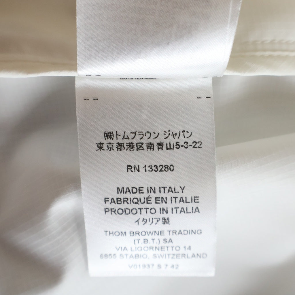 THOM BROWNE(トムブラウン) 4BAR ミラノステッチ メッシュ トラックジャケット MJT512A-08031-415 ネイビー/ホワイト