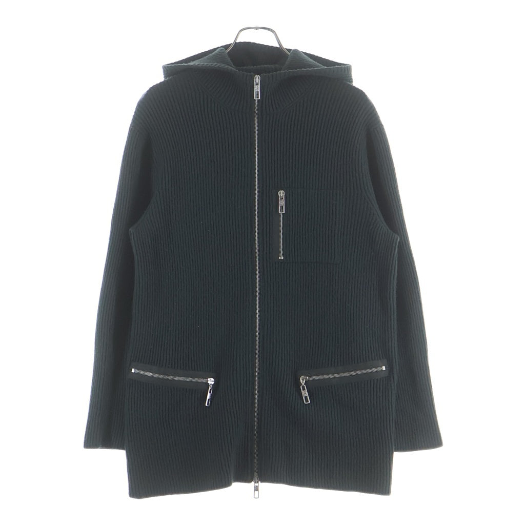 GIORGIO ARMANI(ジョルジオアルマーニ) ジップアップパーカー ニット 3RSG03 SM11Z グリーン