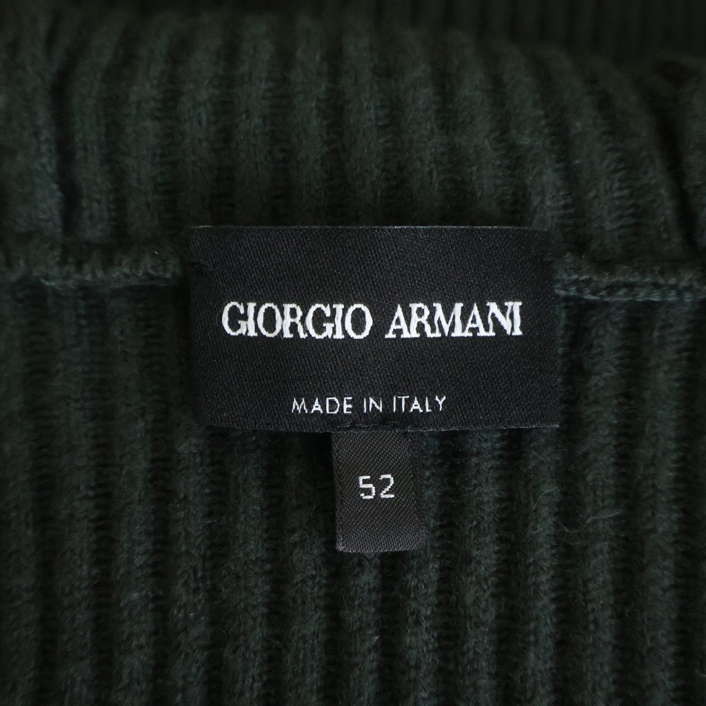 GIORGIO ARMANI(ジョルジオアルマーニ) ジップアップパーカー ニット 3RSG03 SM11Z グリーン