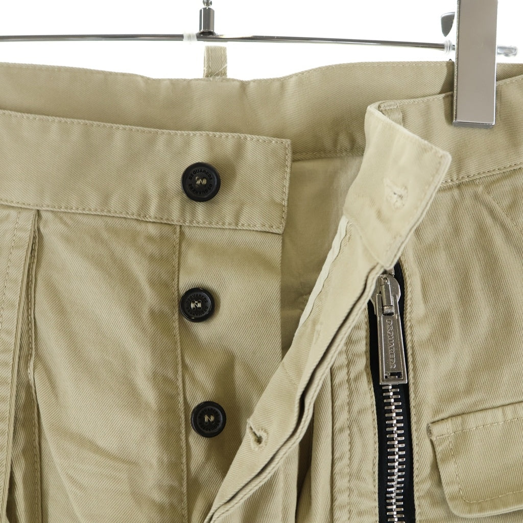 DSQUARED2(ディースクエアード) CHINO PANTS カーゴ チノパンツ S74KB0732 ベージュ