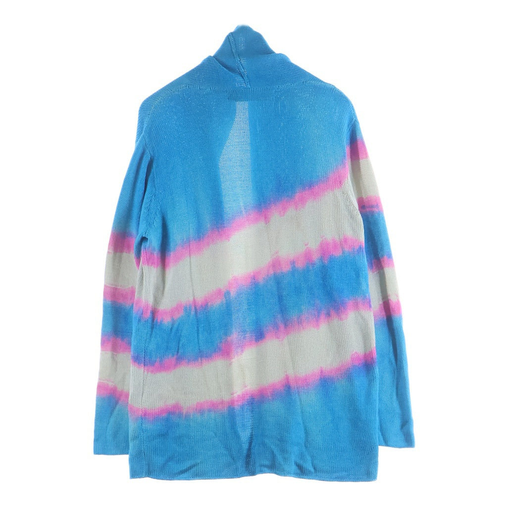 THE ELDER STATESMAN(ザエルダーステーツマン) Gradation cardigan グラデーション カーディガン タイダイ 2920800057 ブルー/ホワイト/ピンク
