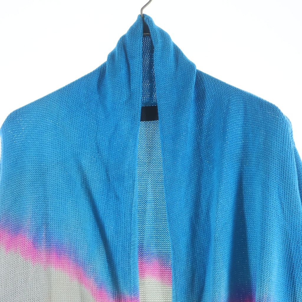 THE ELDER STATESMAN(ザエルダーステーツマン) Gradation cardigan グラデーション カーディガン タイダイ 2920800057 ブルー/ホワイト/ピンク