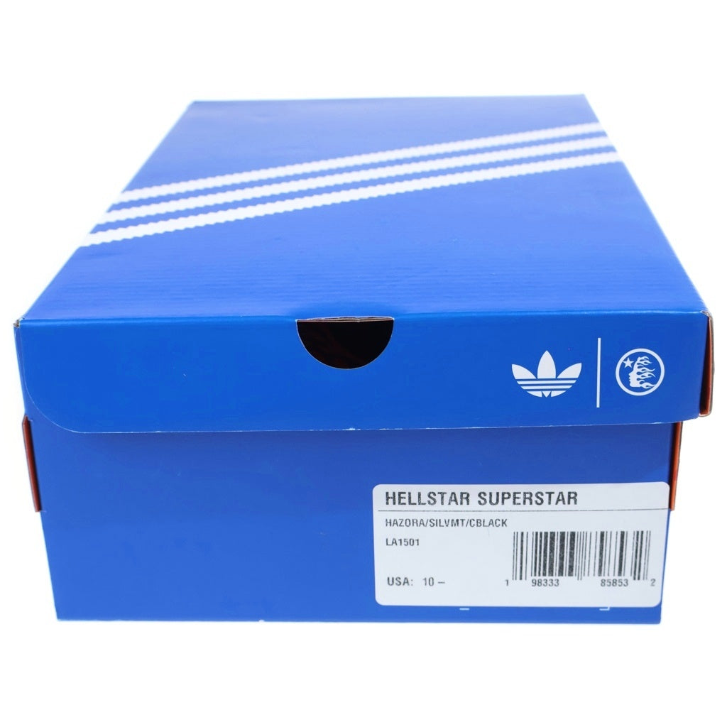 adidas(アディダス) ×Hellstar Superstar 2 LA1501 ヘルスター スーパースター2 ローカットスニーカー US10.5/28.5cm オレンジ