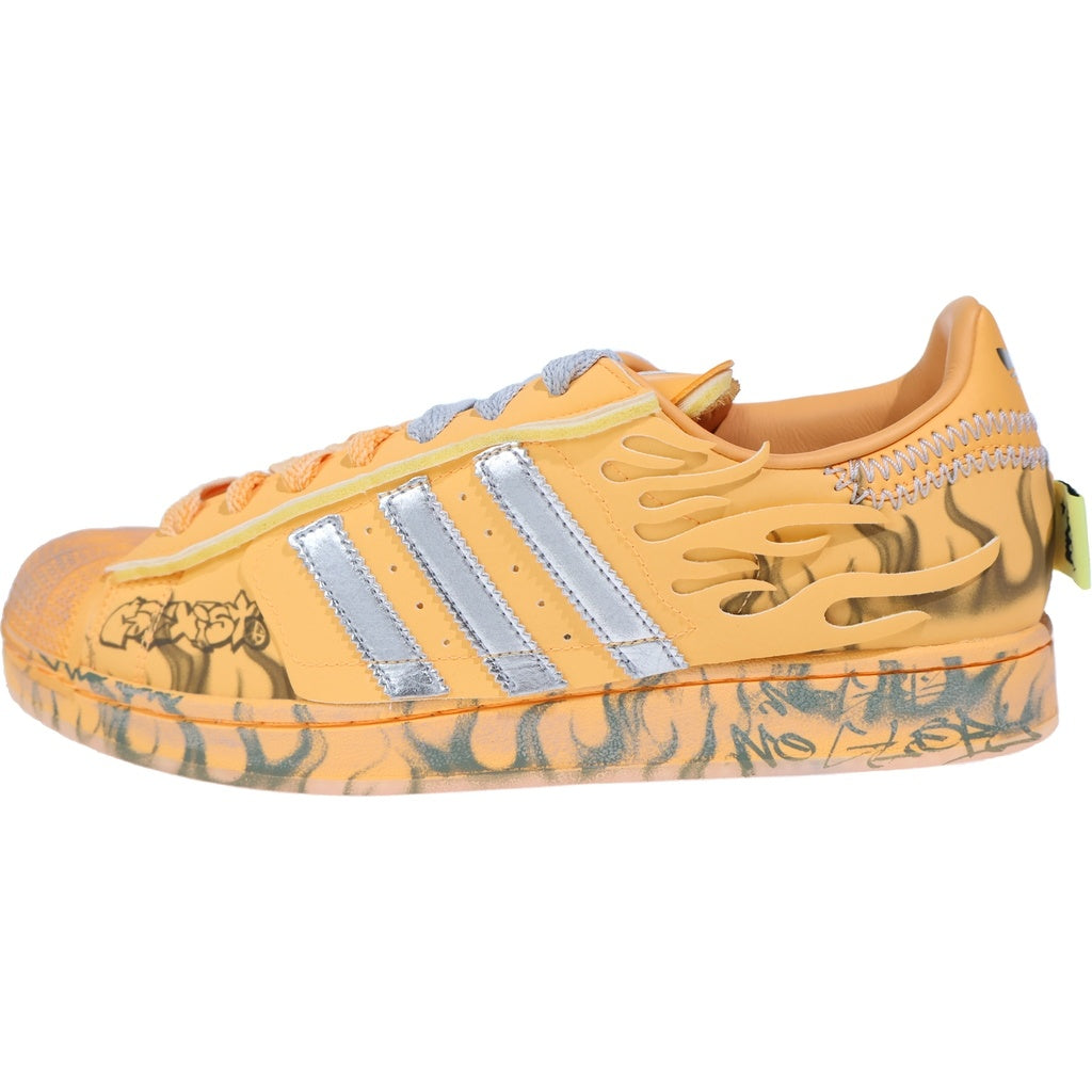 adidas(アディダス) ×Hellstar Superstar 2 LA1501 ヘルスター スーパースター2 ローカットスニーカー US10.5/28.5cm オレンジ