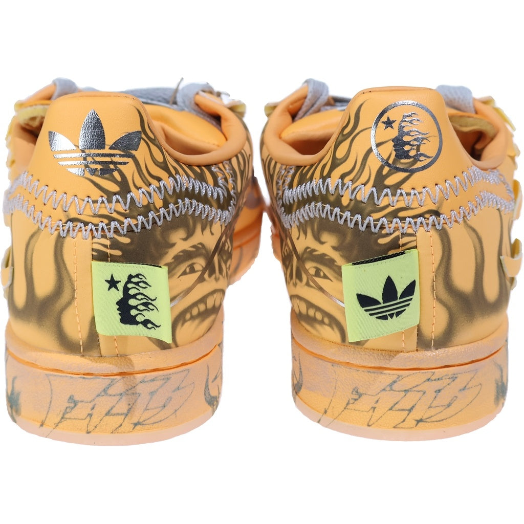 adidas(アディダス) ×Hellstar Superstar 2 LA1501 ヘルスター スーパースター2 ローカットスニーカー US10.5/28.5cm オレンジ
