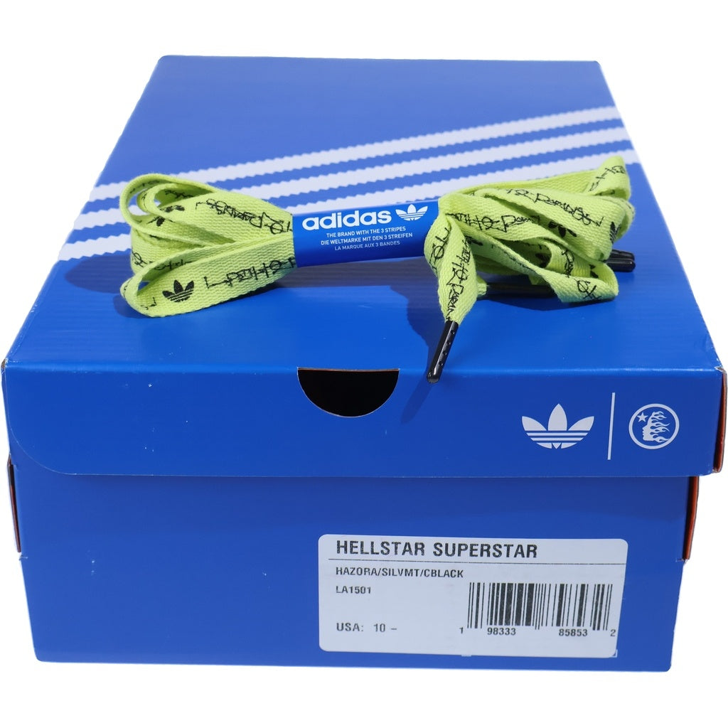 adidas(アディダス) ×Hellstar Superstar 2 LA1501 ヘルスター スーパースター2 ローカットスニーカー US10.5/28.5cm オレンジ