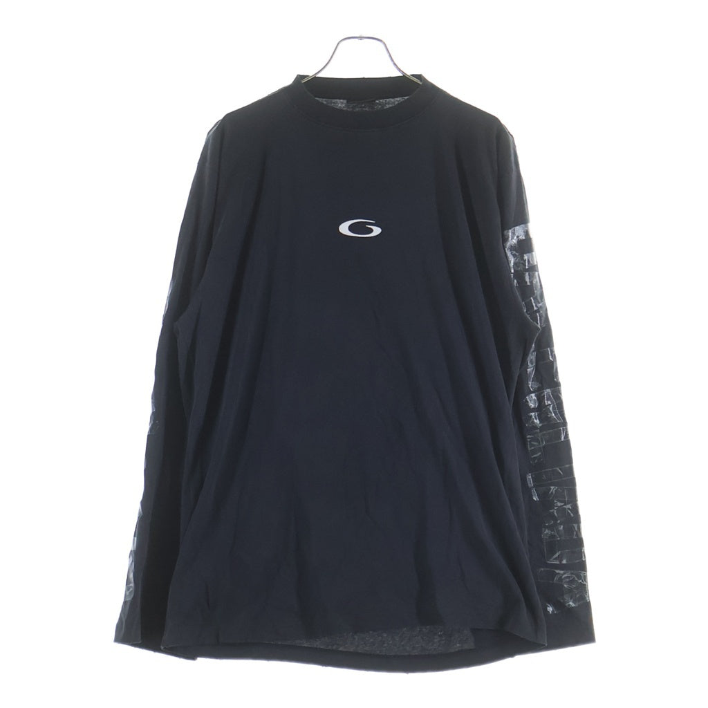BALENCIAGA(バレンシアガ) GREY Long sleeve T-shirt ロングスリーブロゴ 長袖Tシャツ 850420 TTVE5 ブラック