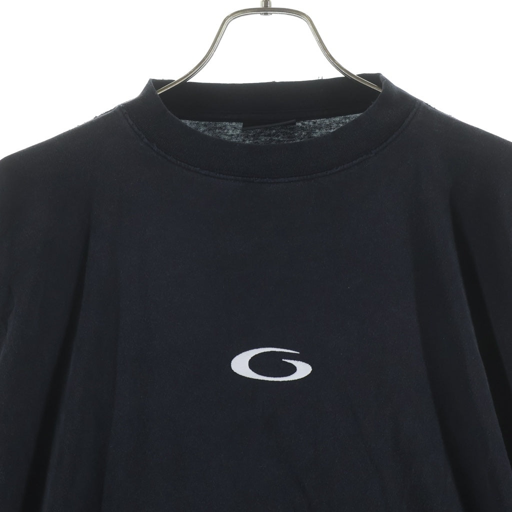 BALENCIAGA(バレンシアガ) GREY Long sleeve T-shirt ロングスリーブロゴ 長袖Tシャツ 850420 TTVE5 ブラック