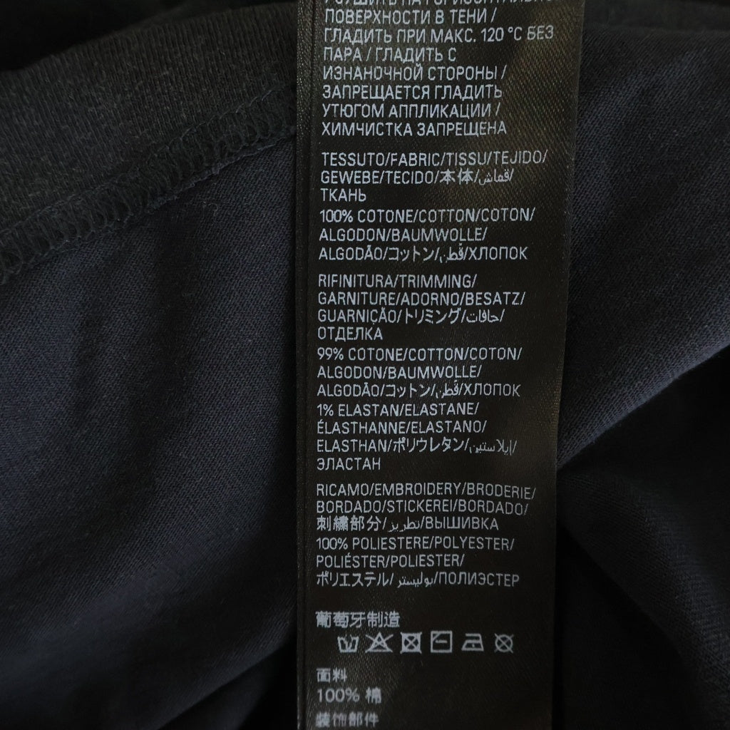 BALENCIAGA(バレンシアガ) GREY Long sleeve T-shirt ロングスリーブロゴ 長袖Tシャツ 850420 TTVE5 ブラック