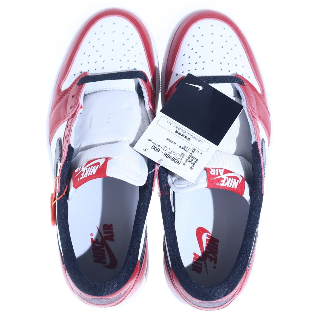 NIKE(ナイキ) AIR JORDAN 1 RETRO LOW OG CHICAGO HQ6998-600 エアジョーダン 1 レトロ シカゴ ローカットスニーカー US8.5/26.5cm レッド