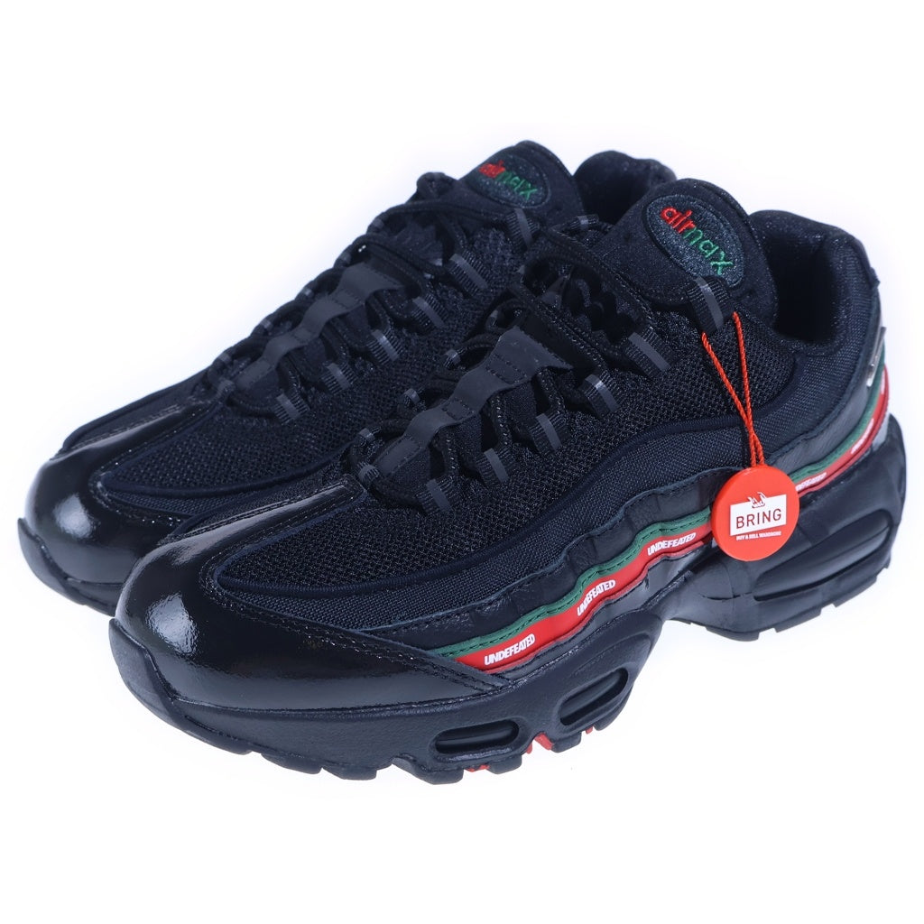 NIKE(ナイキ) ×UNDEFEATED AIR MAX 95 IB4453-001 アンディフィーテッド エアマックス95 ローカットスニーカー US8.5/26.5cm ブラック