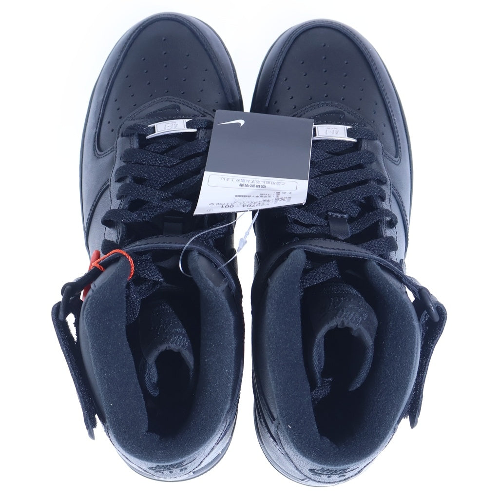 NIKE(ナイキ) ×SUPREME AIR FORCE 1 MID BLACK FZ8784-001 シュプリーム エアフォースワン ミッドカットスニーカー US8.5/26.5cm ブラック