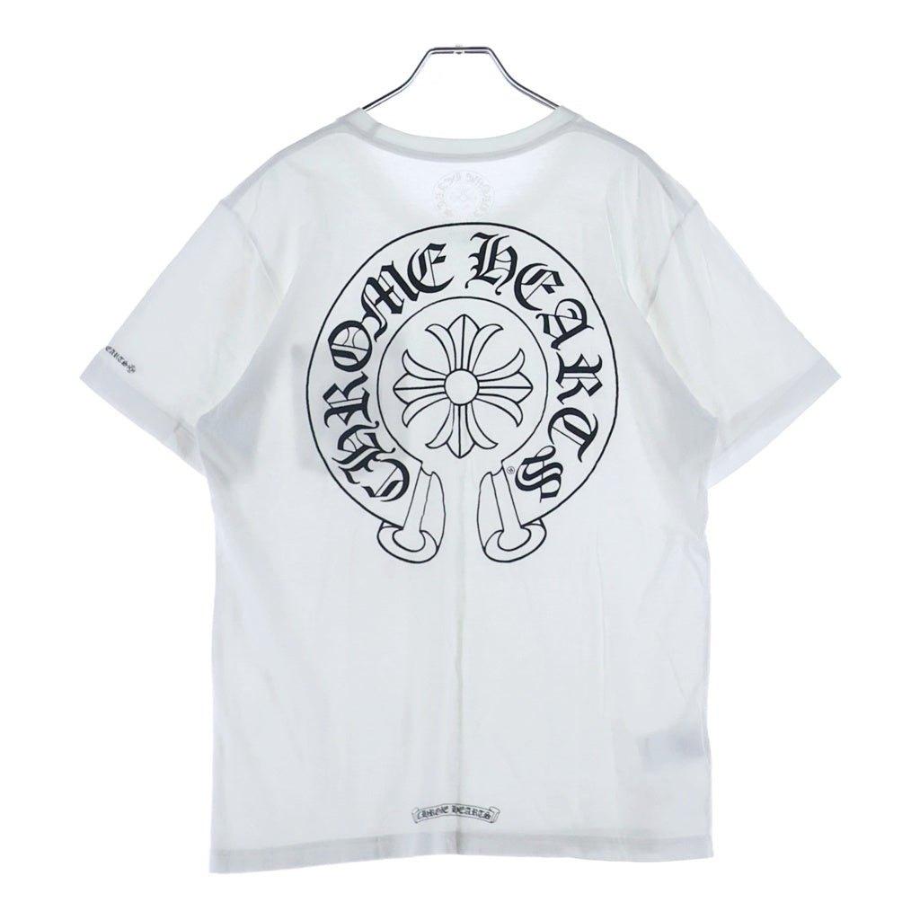 CHROME HEARTS(クロムハーツ) HORSESHOE S/S TEE ホースシュープリント 半袖Tシャツ カットソー ホワイト